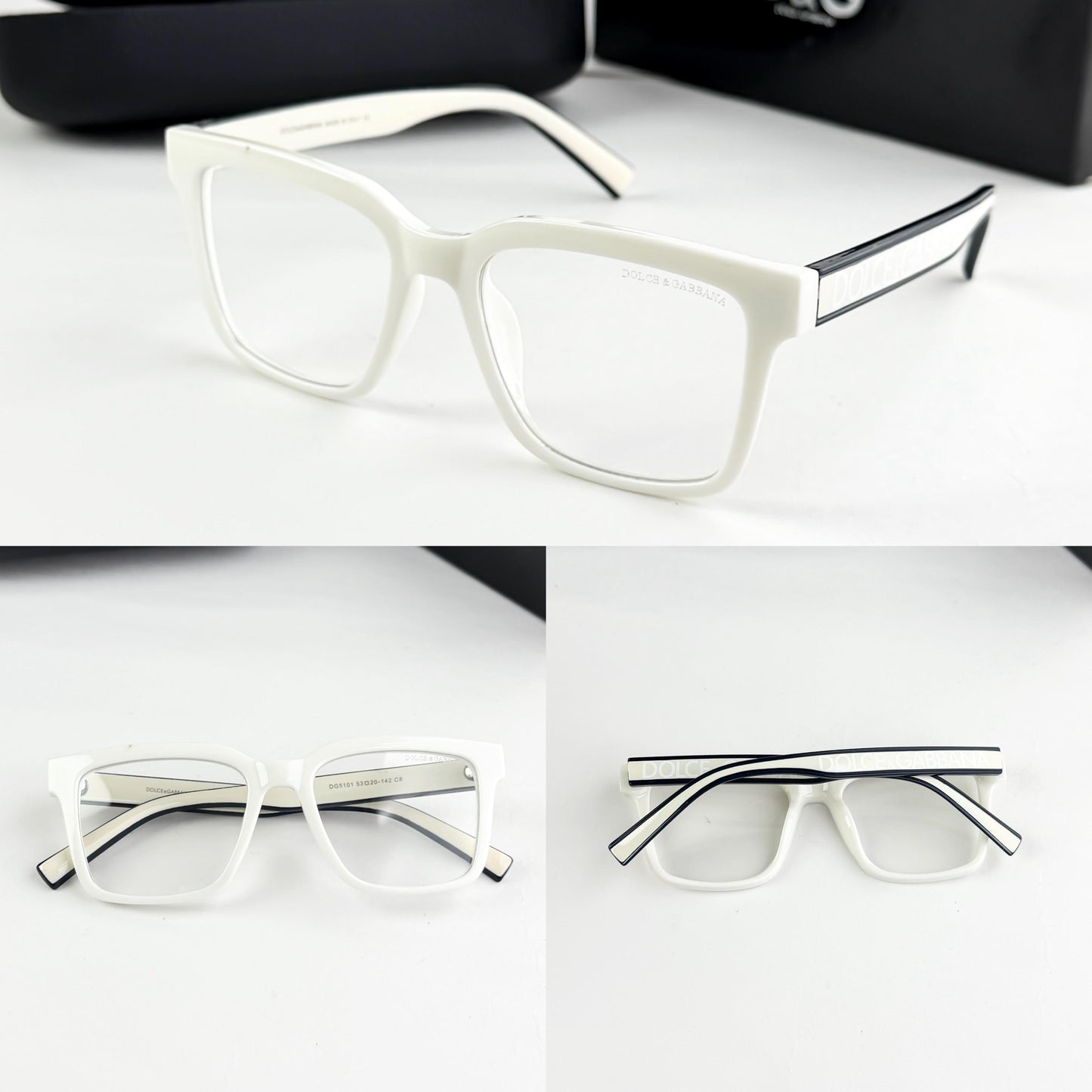 Dolce & Gabbana Premium White Frame Eyewear – Luxury Edition