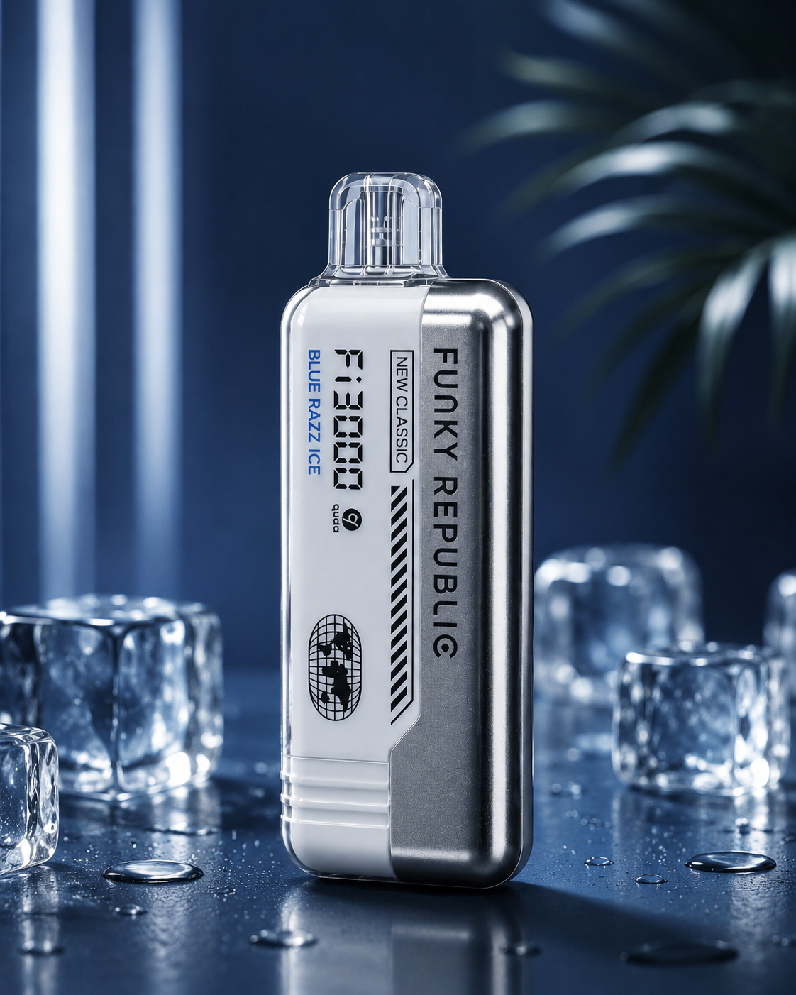 Funky Republic FI3000 – Blue Razz Ice Edition