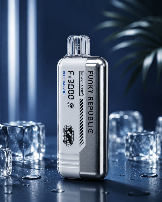 Funky Republic FI3000 – Blue Razz Ice Edition