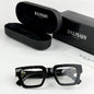 Balmain Paris Luxury Square Frame Eyewear – Black Edition