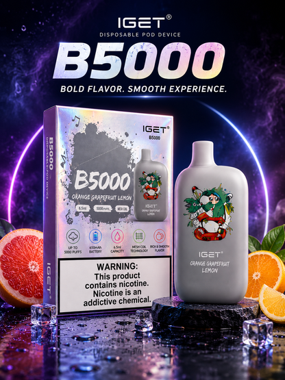 IGET B5000 – Orange Grapefruit Lemon Edition