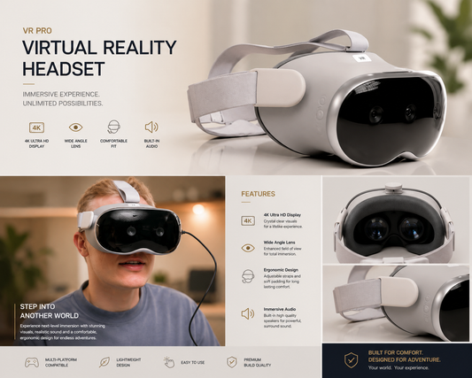 Apple Vision VR Pro Headset