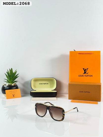 Louis Vuitton Premium Oversized Shield Sunglassea