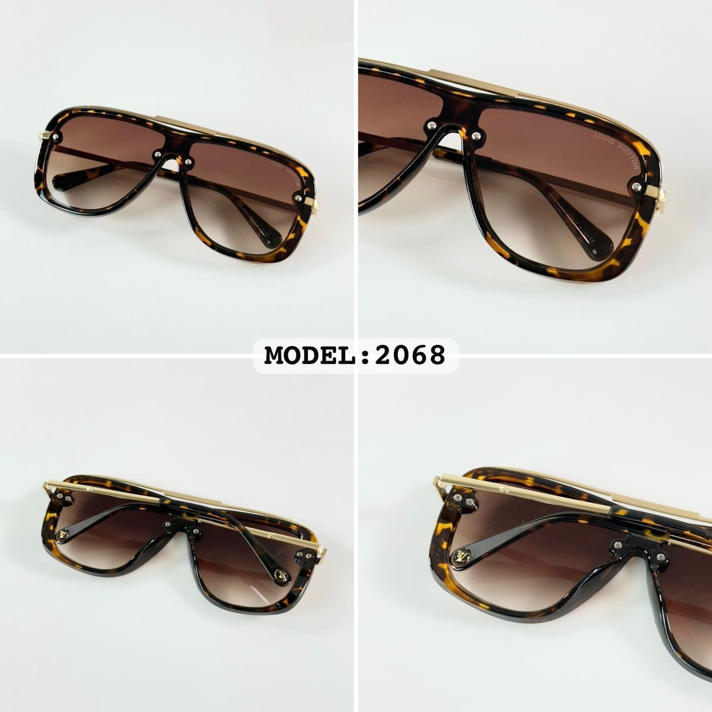 Louis Vuitton Premium Oversized Shield Sunglassea