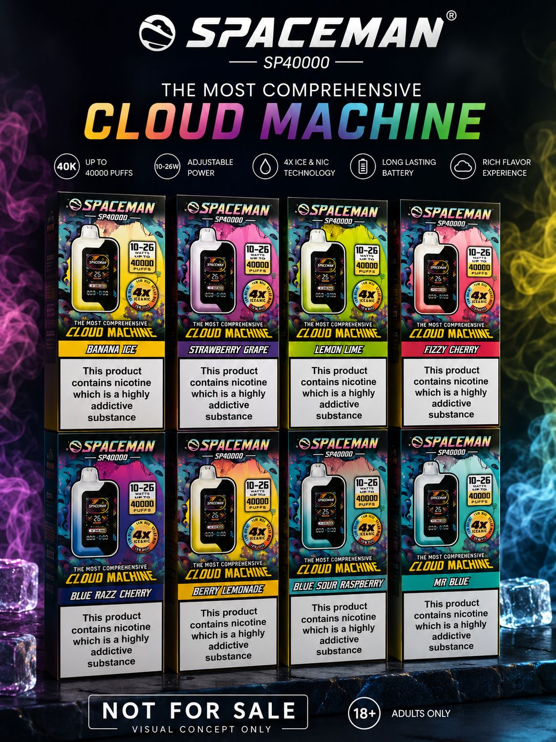Spaceman SP40000 – Premium Cloud Machine Edition