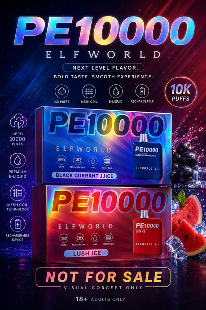 ELFWORLD PE10000 – Black Currant Juice Edition
