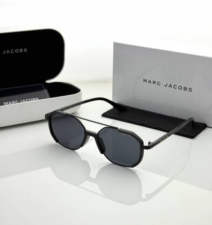 Marc Jacobs Premium Geometric Sunglasses – Matte Black Edition